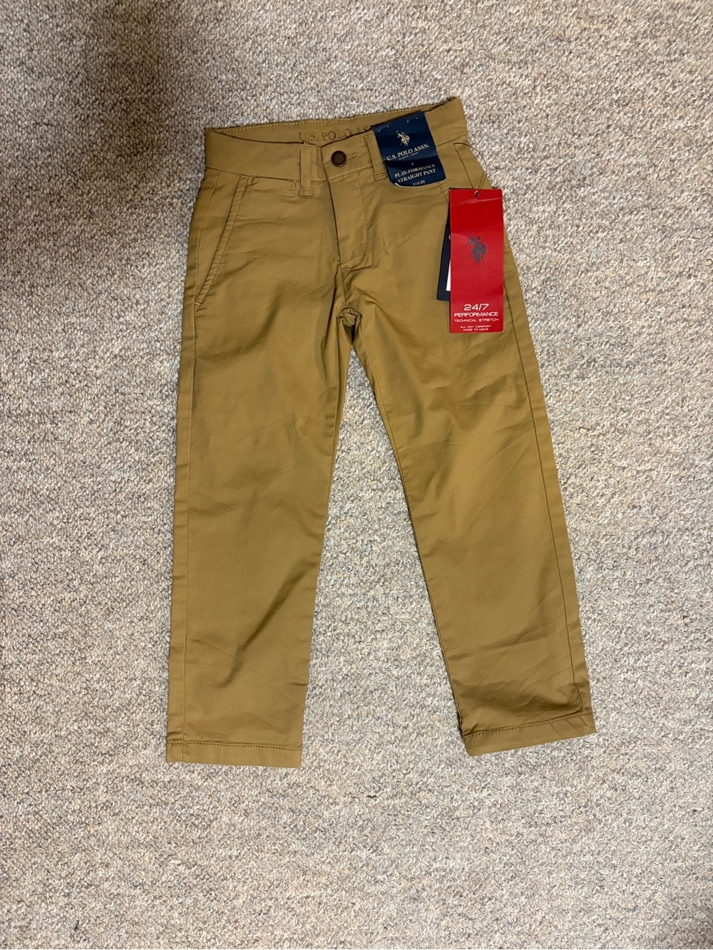 U.S. Polo Assn. Kids' Chino Pants - Khaki